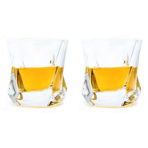 Whiskey Glass Tumbler 250ml, Cocktail Cup Old Fashioned Glass - TENOFO