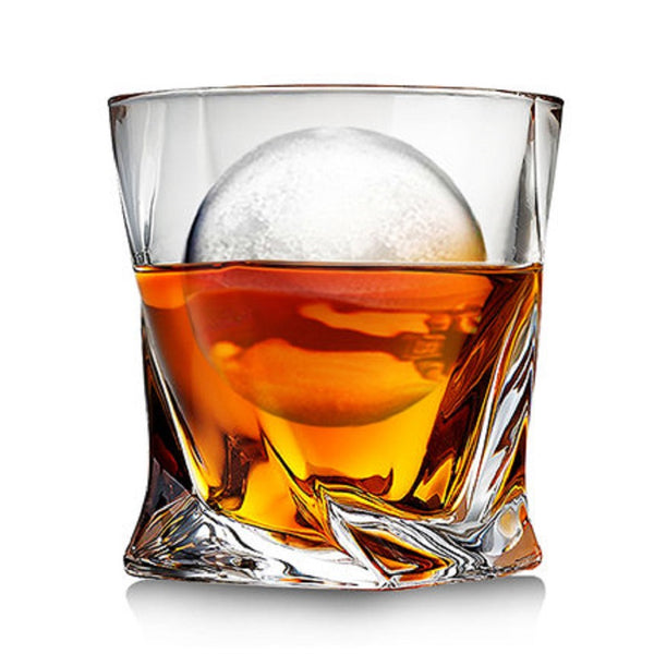 Whiskey Glass Old Fashioned Glass 300ml, Tasting Tumblers for Drinking Scotch, Bourbon, Irish Whisky, Brandy - TENOFO